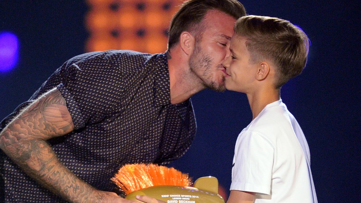 David Beckham i Romeo Beckham