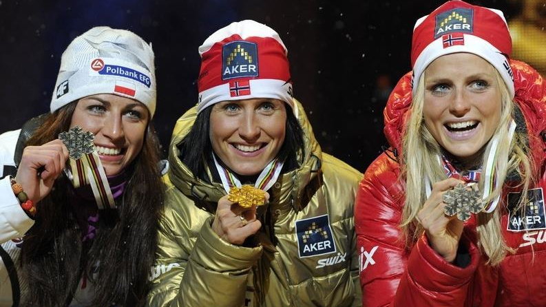 Marit Bjoergen, Therese Johaug, Justyna Kowalczyk