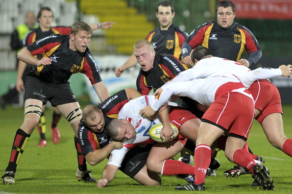 RUGBY PUCHAR NARODÓW EUROPY POLSKA NIEMCY