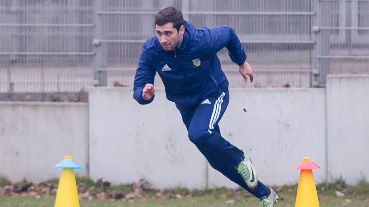 Pilka nozna. Ekstraklasa. Arka Gdynia. Trening. 09.03.2017