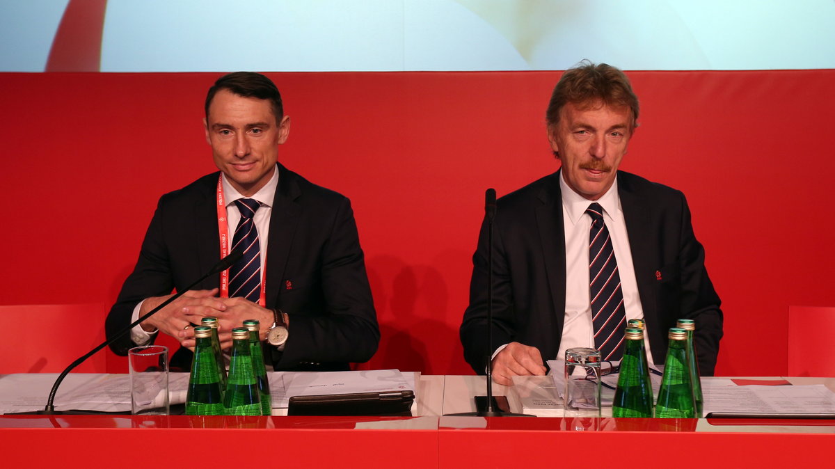 Maciej Sawicki i Zbigniew Boniek