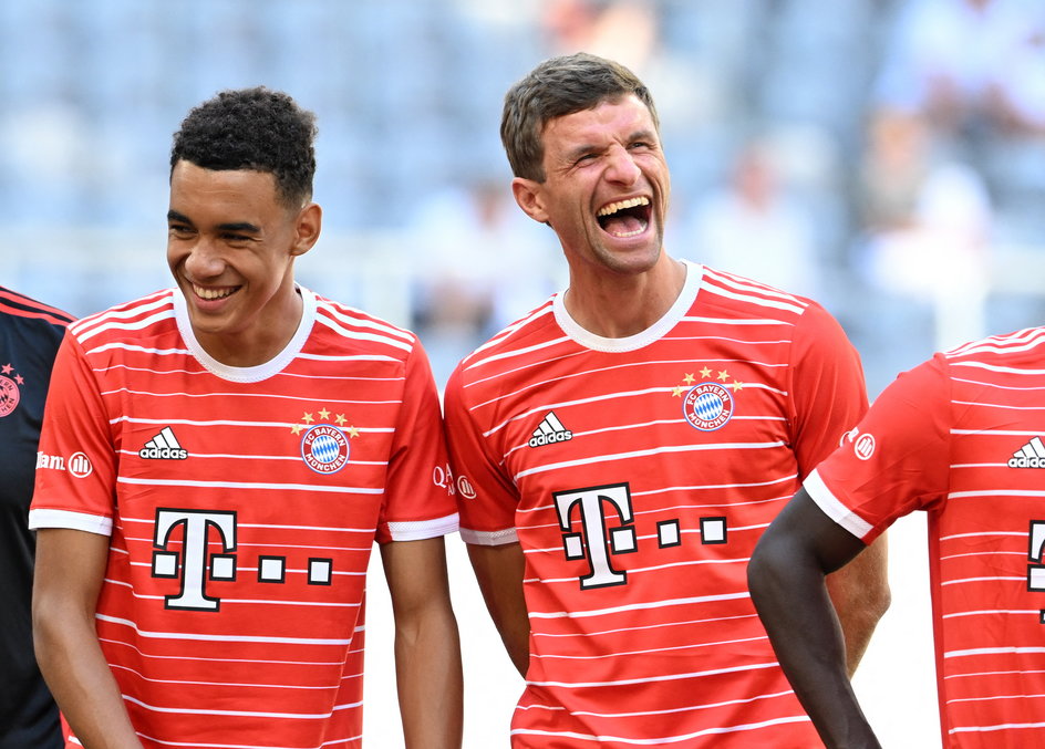 Jamal Musiala, Thomas Mueller