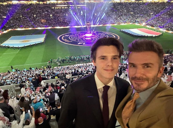 David Beckham z synem