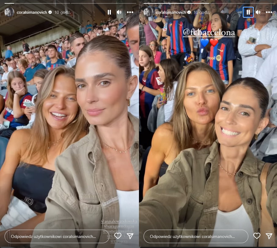 Anna Lewandowska i Coral Simanovich