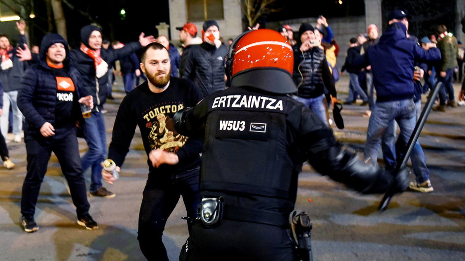 epa06555103 - SPAIN SOCCER UEFA EUROPA LEAGUE (Athletic Bilbao vs Spartak Moscow)