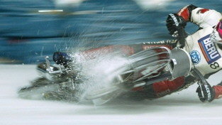 MOTORCYCLING-ICE SPEEDWAY-EC-GERMANY-RUSSIA-MAKAROV