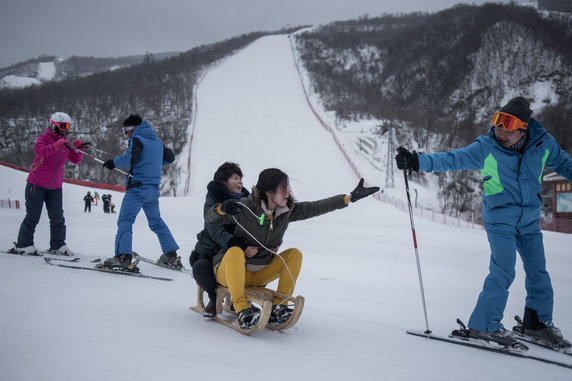 NKOREA-TOURISM-LEISURE-SKI-DIPLOMACY