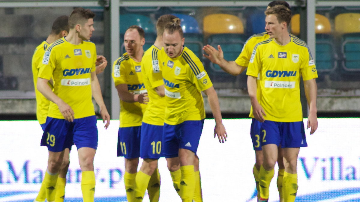 Pilka nozna. Ekstraklasa. Arka Gdynia - Gornik Leczna. 12.05.2017