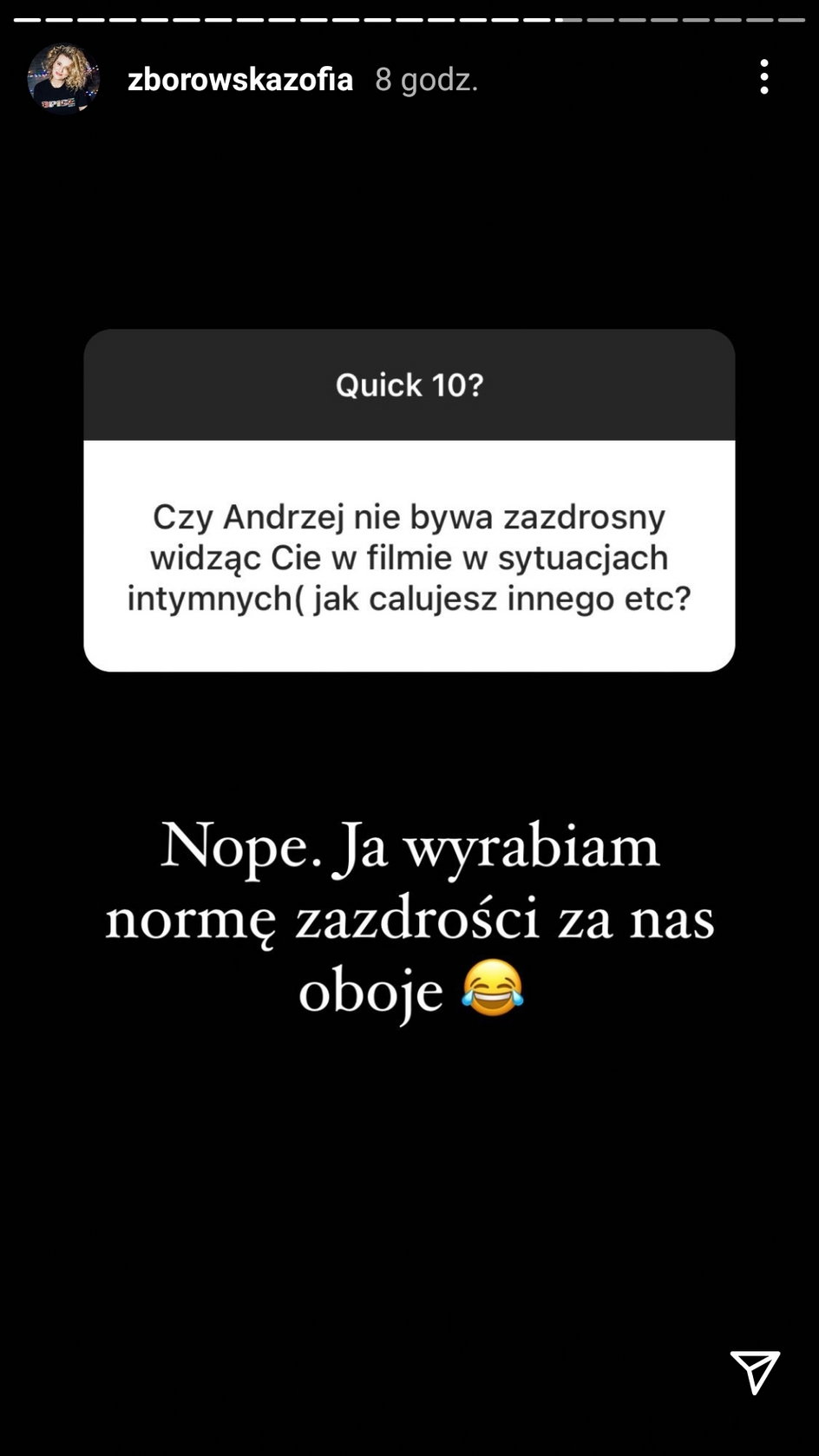 Zofia Zborowska odpowiadała na pytania fanów