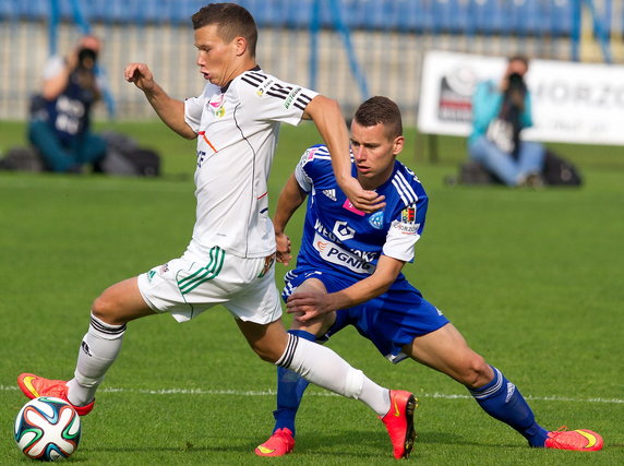 PIŁKA NOŻNA LIGA POLSKA RUCH CHORZÓW PGE GKS BEŁCHATÓW (Jakub Kowalski Michał Mak )