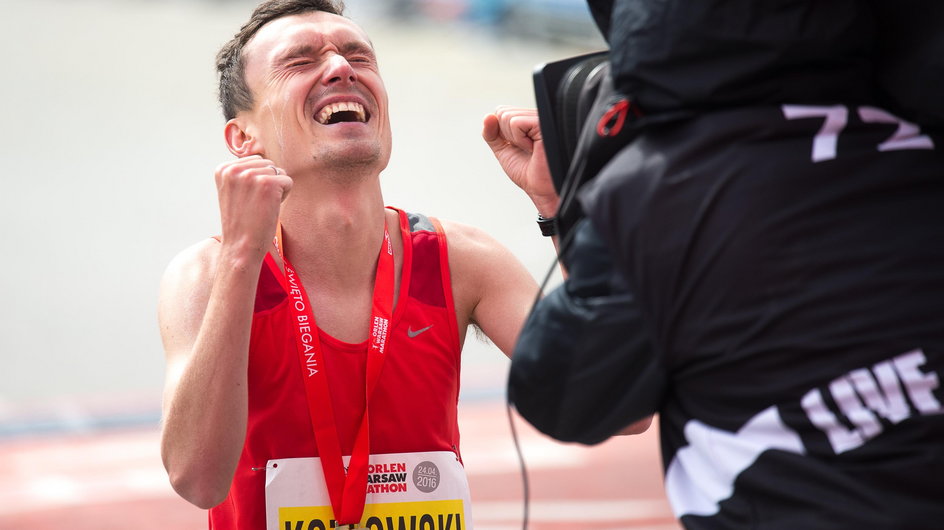 Artur Kozłowski – zwycięzca Orlen Warsaw Marathon 2016