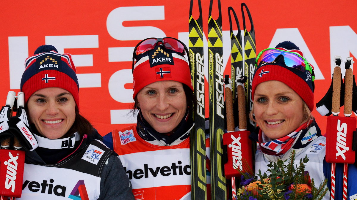 Heidi Weng, Marit Bjoergen, Therese Johaug