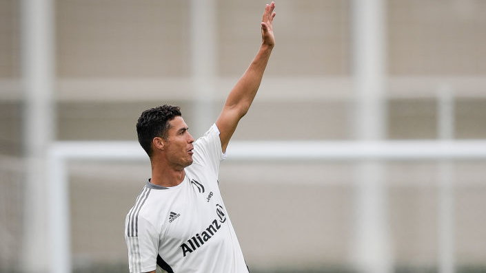 Cristiano Ronaldo pożegnał się kolegami z Juventusu