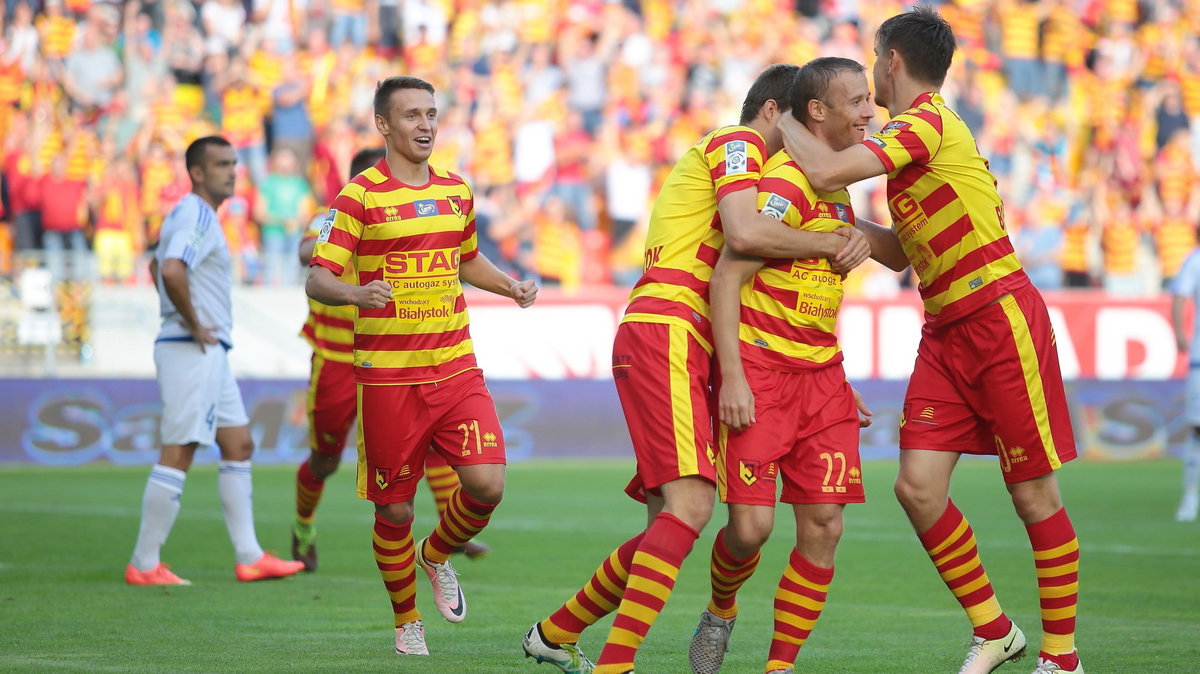 Pilka nozna. Ekstraklasa. Jagiellonia Bialystok - Ruch Chorzow. 23.07.2016