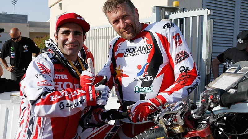 Rafał Sonik i Paulo Goncalves