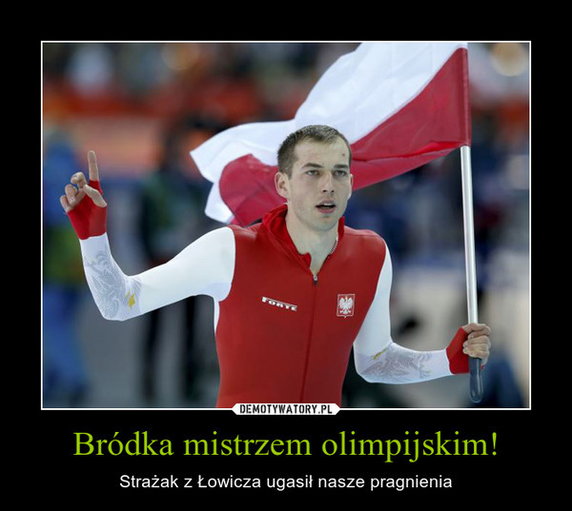 Zbigniew Bródka zdobył olimpijskie złoto - internauci zachwyceni