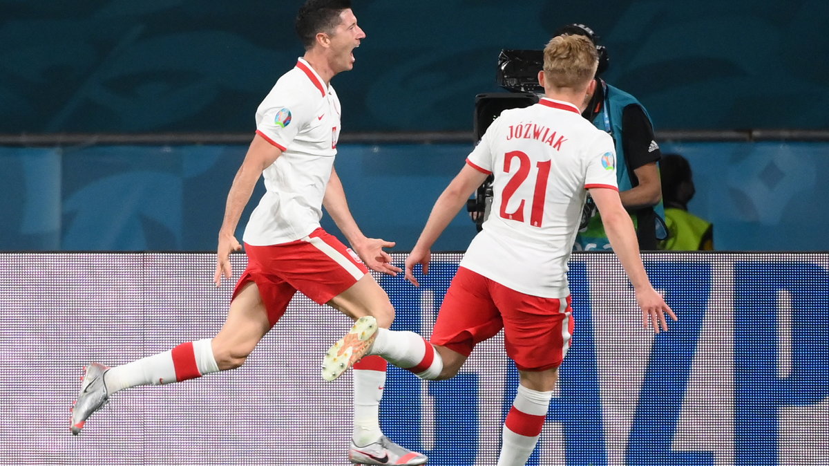 Euro 2020: Robert Lewandowski i Kamil Jóźwiak