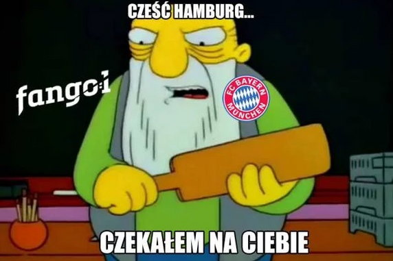 Bayern pokonał HSV 8:0 - memy po meczu