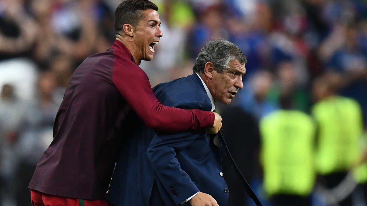 Cristiano Ronaldo i Fernando Santos