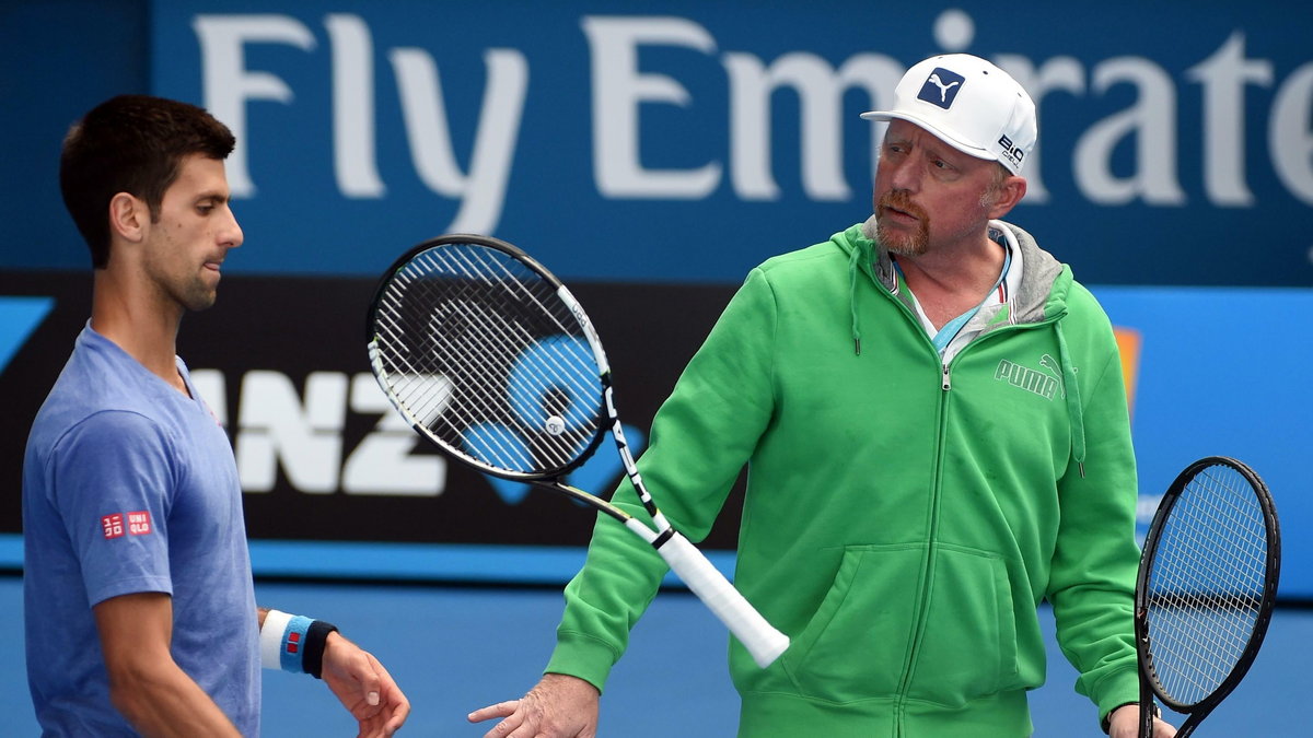 Novak Djoković i Boris Becker