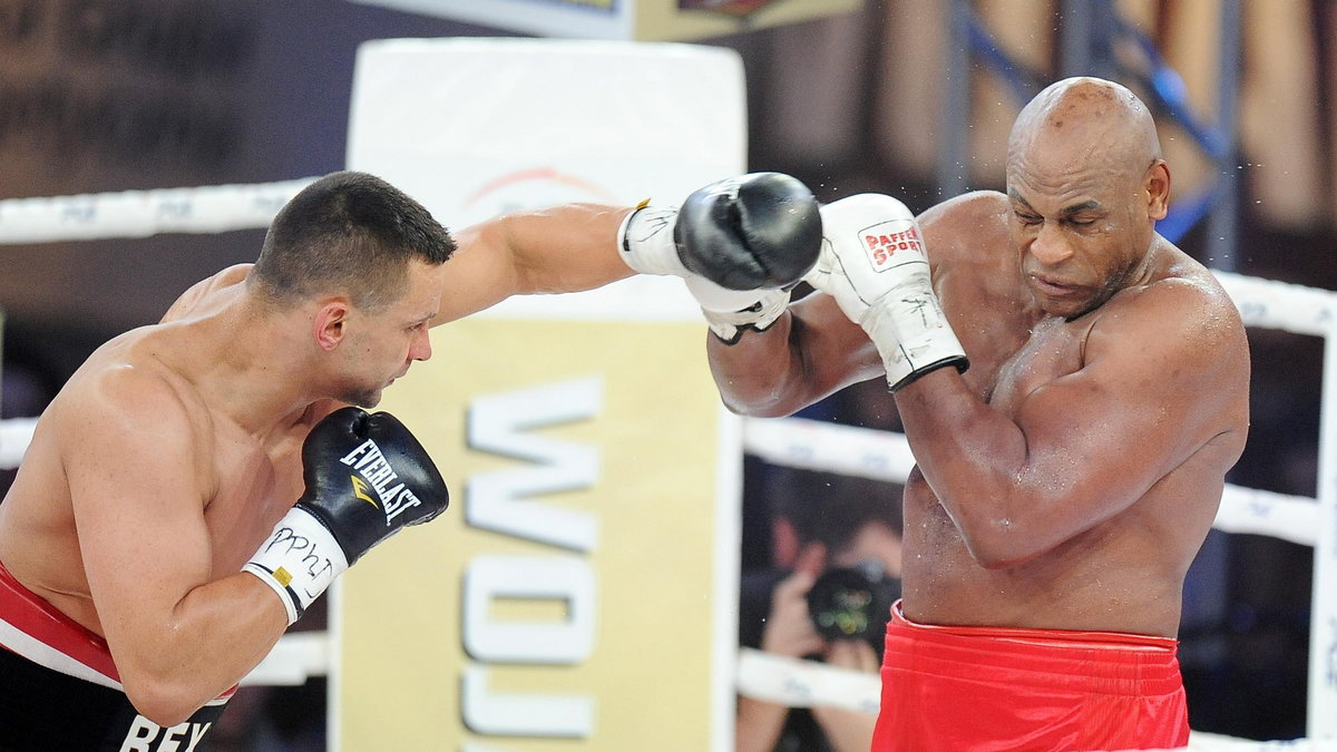 Oliver McCall z Marcinem Rekowskim