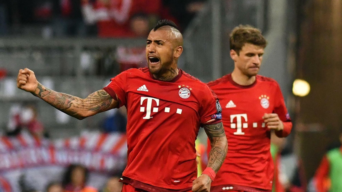 Robert Lewandowski i Arturo Vidal