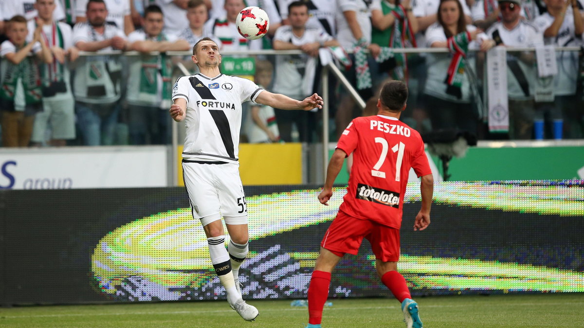 Pilka nozna. Ekstraklasa. Legia Warszawa - Lechia Gdansk. 04.06.2017