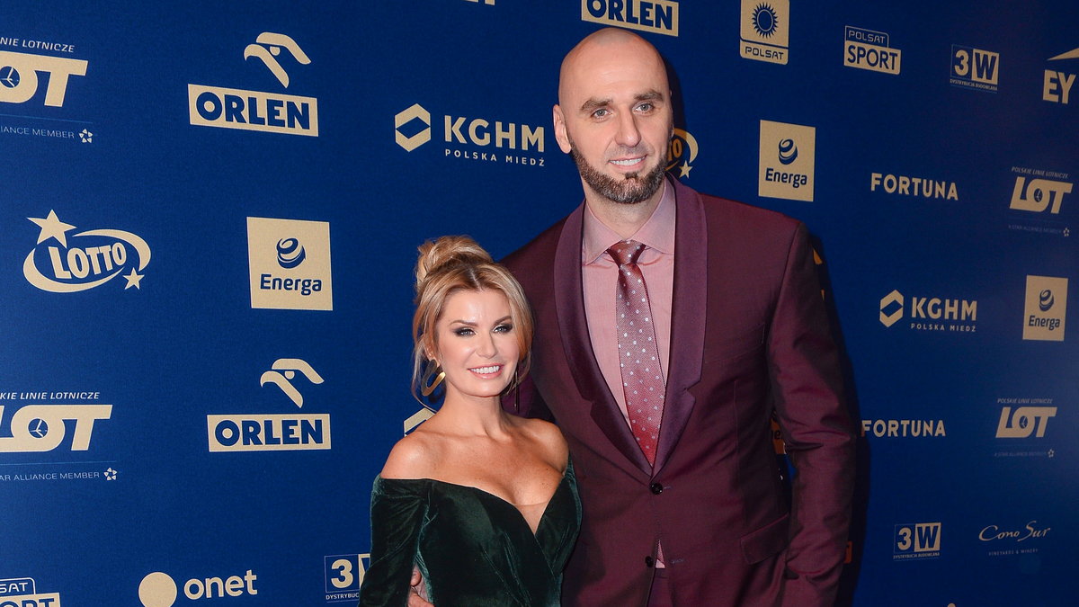 Marcin Gortat z partnerką Żanetą Stanisławską