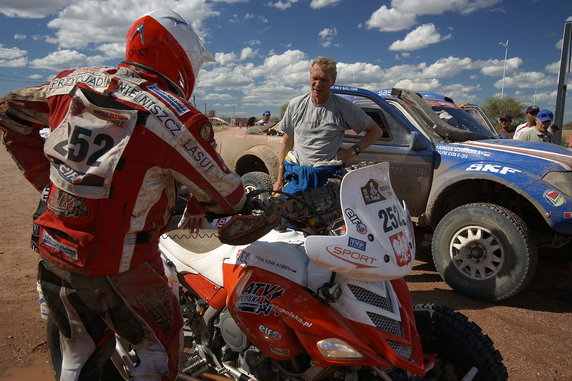 Rafał Sonik Dakar 2010 (fot. Jacek Bonecki, ATV Polska)