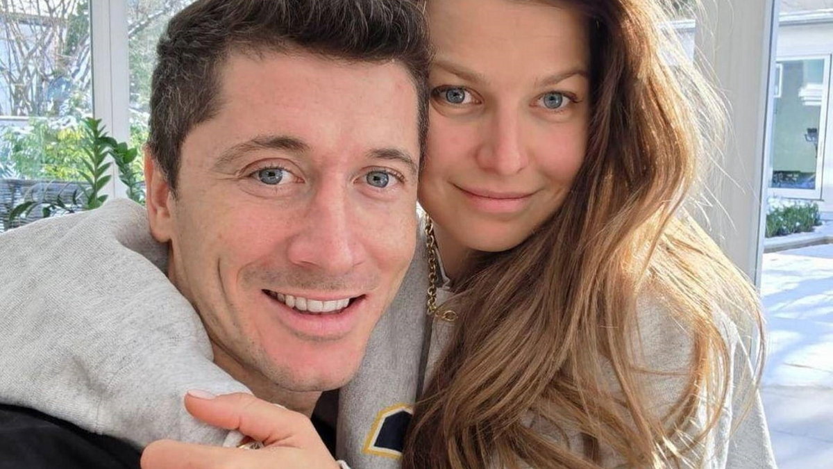 Robert Lewandowski i Anna Lewandowska