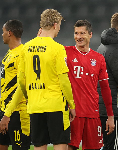 Erling Haaland i Robert Lewandowski