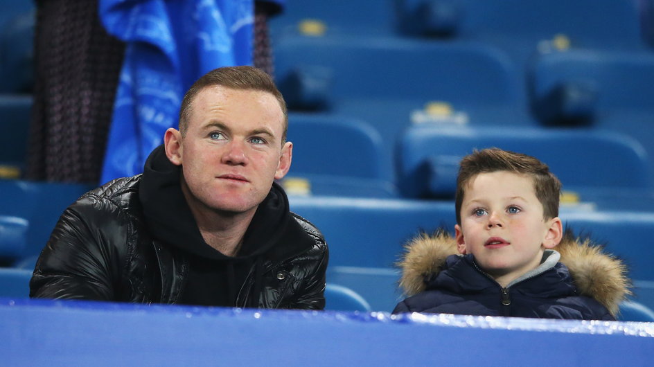 Wayne Rooney z synem