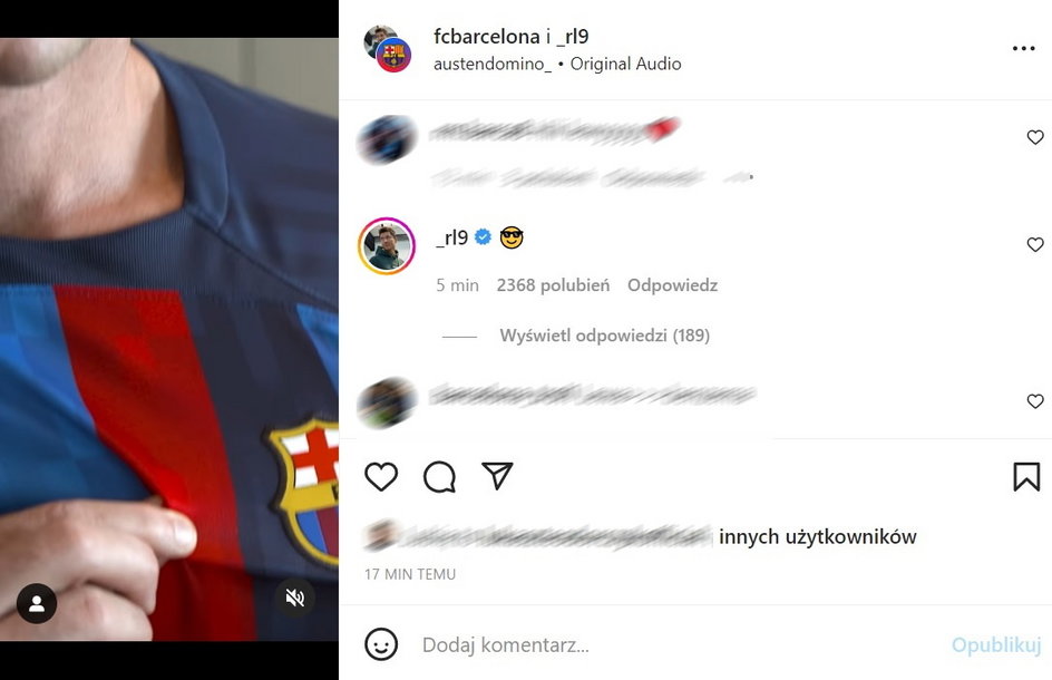 Robert Lewandowski oficjalnie w FC Barcelona