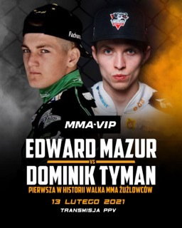 Dominik Tyman powalczy w MMA z Edwardem Mazurem