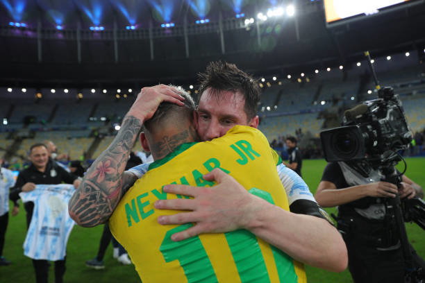 Leo Messi i Neymar (Finał Copa America)