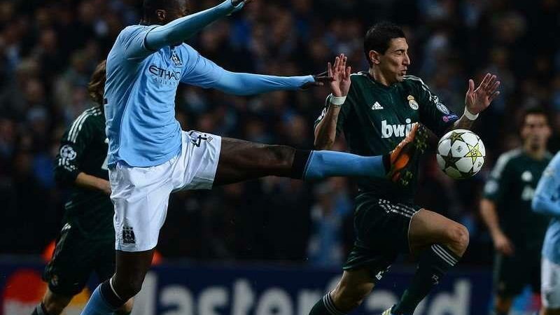 Manchester City - Real/Angel di Maria i Yaya Toure