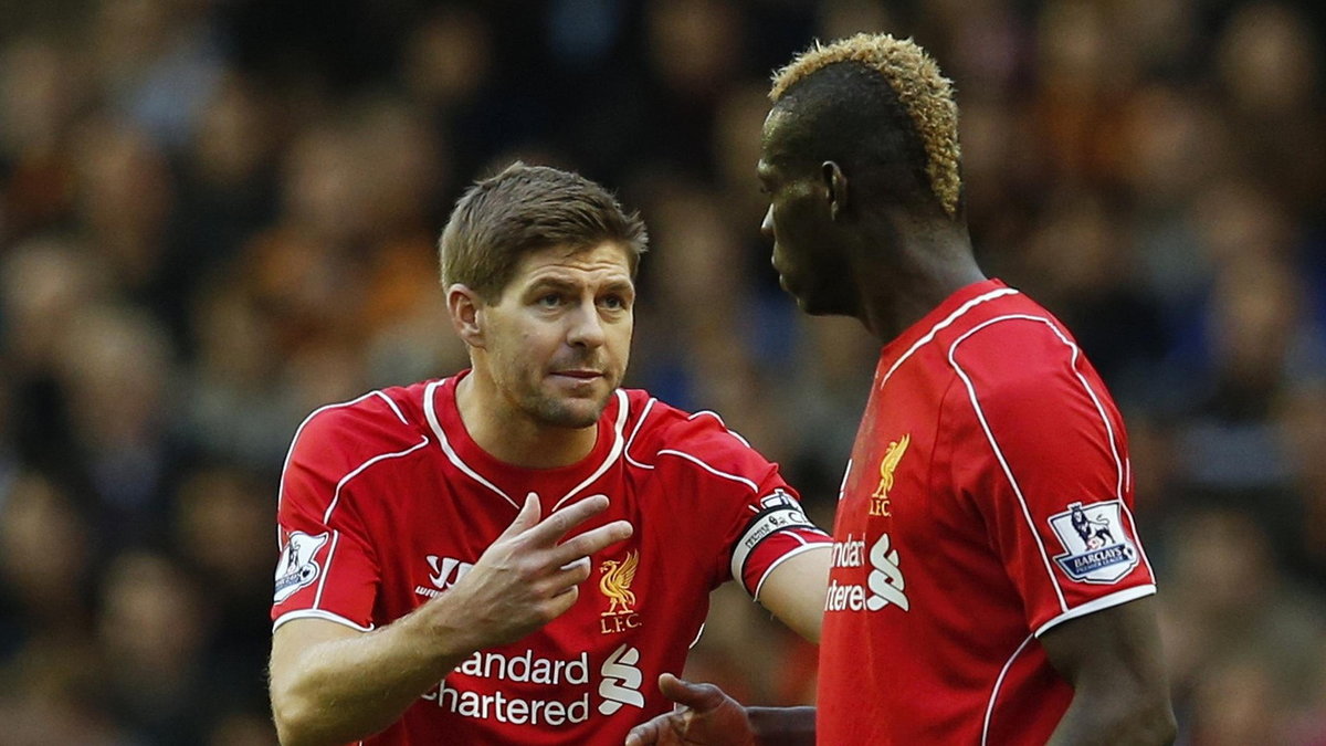 Steven Gerrard i Mario Balotelli