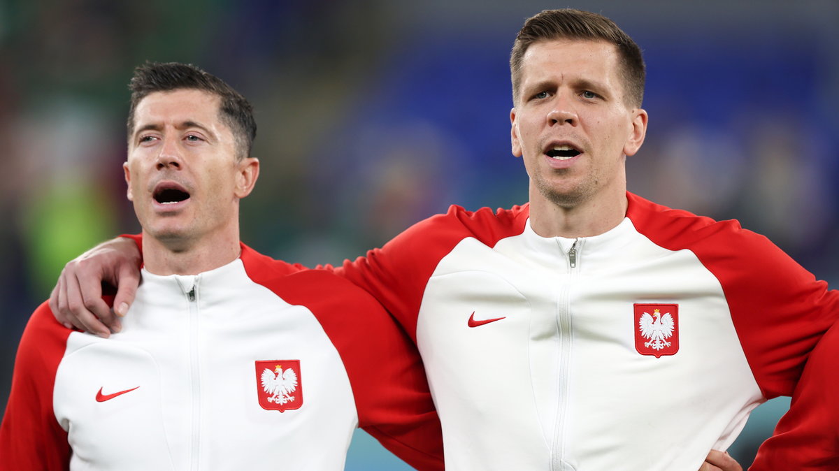 Robert Lewandowski i Wojciech Szczęsny