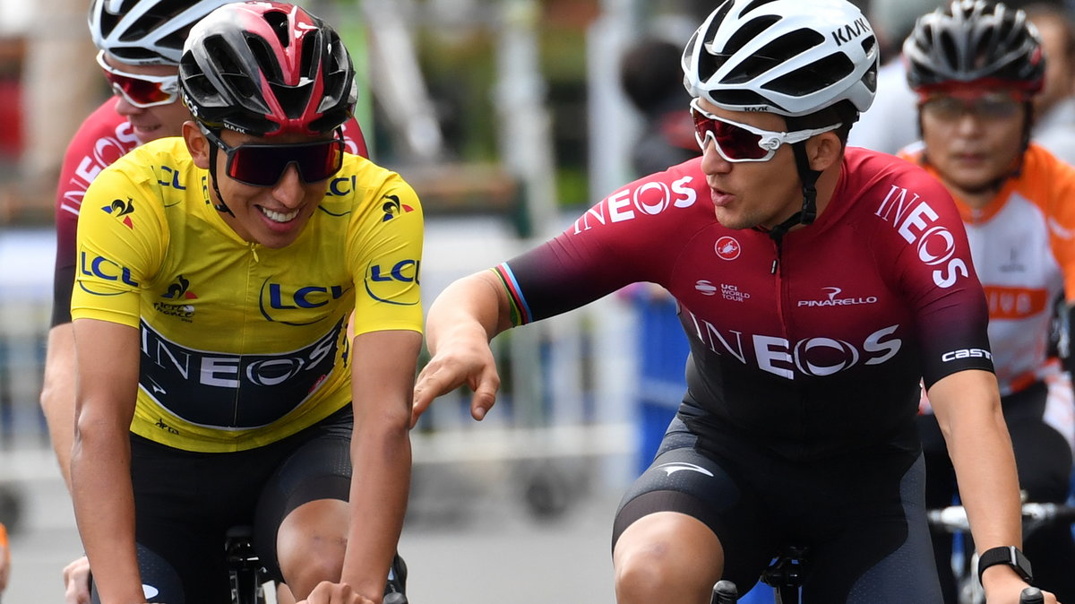 Egan Bernal i Michał Kwiatkowski