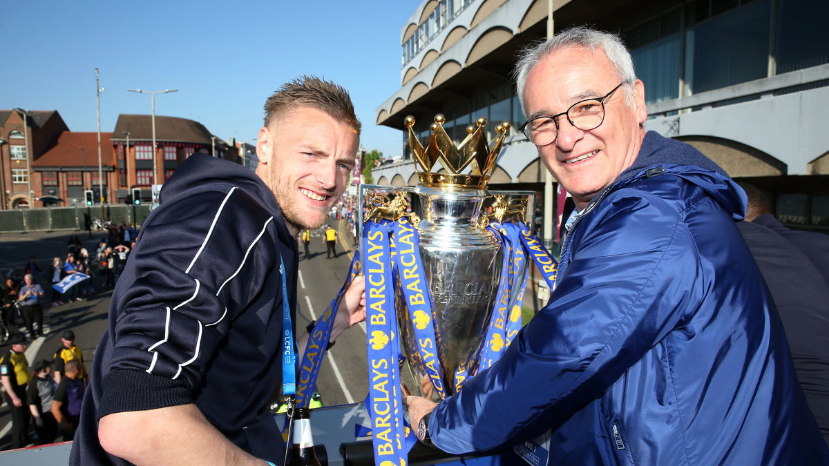 Jamie Vardy i Claudio Ranieri