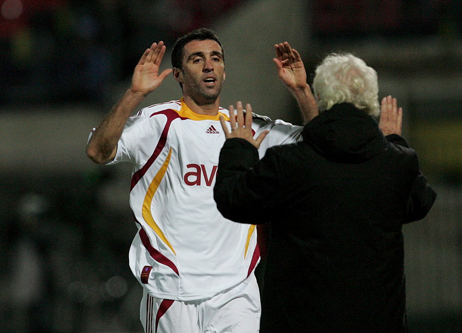 Hakan Sukur w barwach Galatasaray w 2007 r.