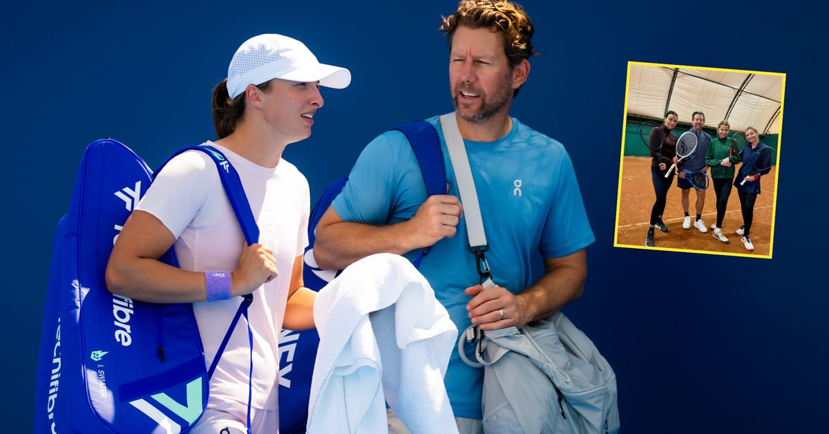 Polskie gwiazdy na treningu z Wimem Fissettem. Tylko spójrz, kto pojawił się na korcie