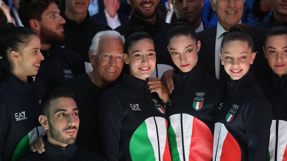 Giorgio Armani zaprojektował stroje dla włoskich sportowców na igrzyska olimpijskie w Tokio