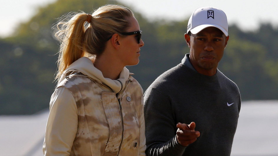Tiger Woods i Lindsey Vonn