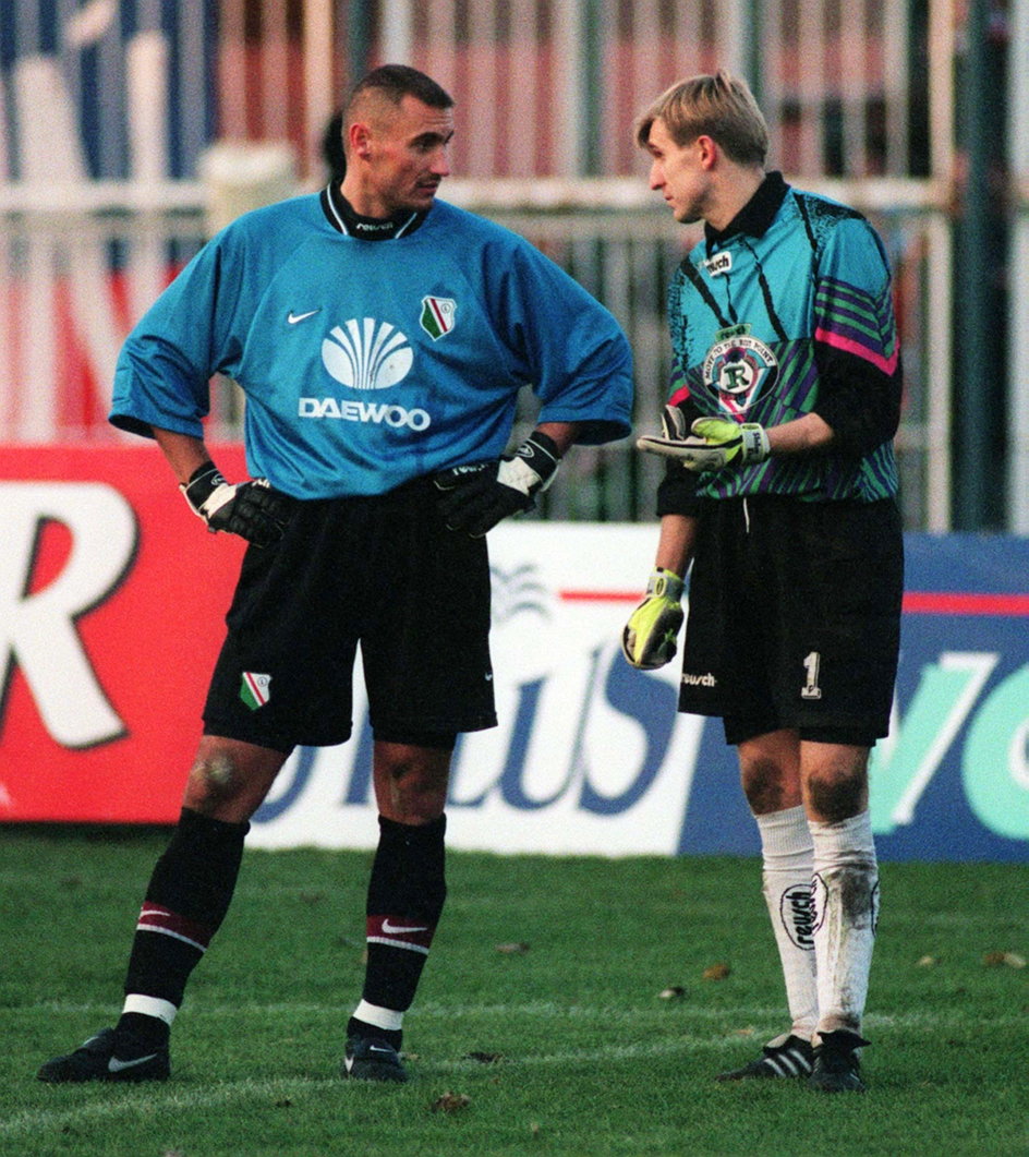 Grzegorz Szamotulski i Andrzej Kretek w 1998 r.