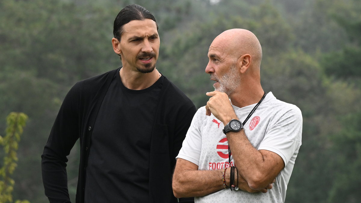 Zlatan Ibrahimović i Stefano Pioli