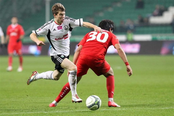 Legia Warszawa - Widzew Łódź Jakub Kosecki