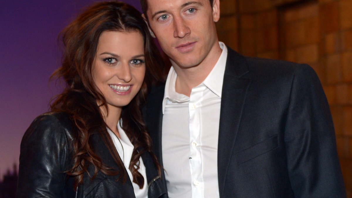 Anna Stachurska i Robert Lewandowski