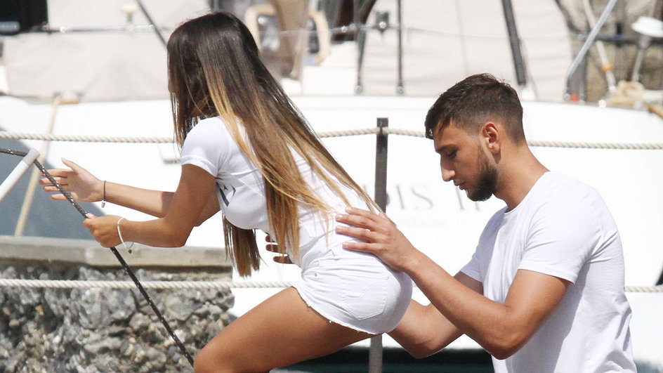 Gianluigi Donnarumma i Alessia Elefante