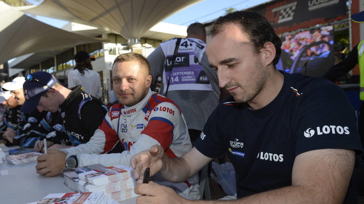 Maciej Szczepaniak i Robert Kubica